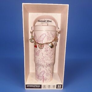 NEW Hydrapeak NOMAD 32oz BUTTERFLY WHISPER PINK CHARMED Ltd Edition Set RARE